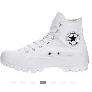 white lugged converse